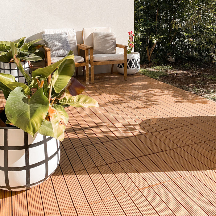DECKO Premium Tiles - <b>Select Colour</b> - 300/300/20 - Price/Box of 11