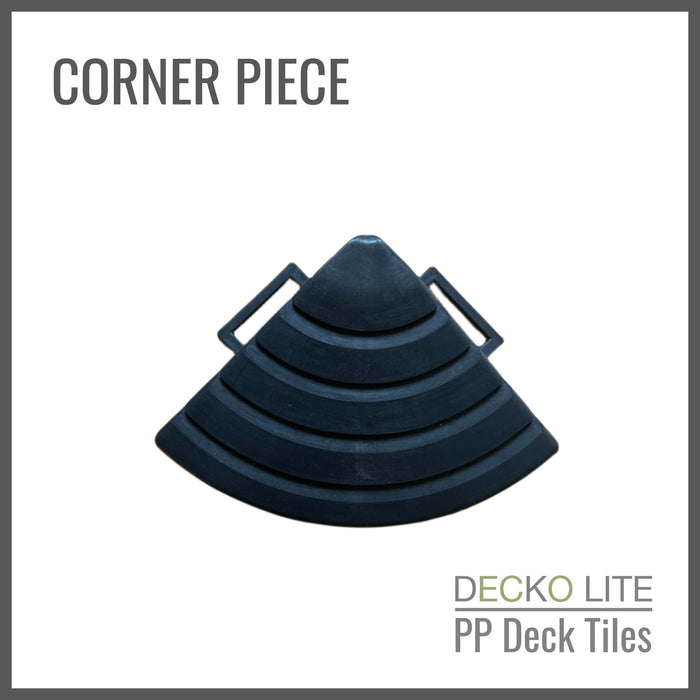 1 Box of 44 DECKO Lite PP Deck Tiles - GREYSTONE - Premium, 100% Recycled Polypropylene (total of 4.05 m2) - deliveries start from end of April