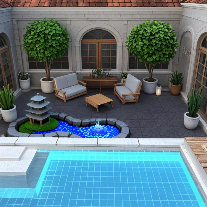 DECKO Lite PP Deck Tiles - GREYSTONE - Premium, 100% Recycled Polypropylene (Price/Tile) - deliveries start from end of April