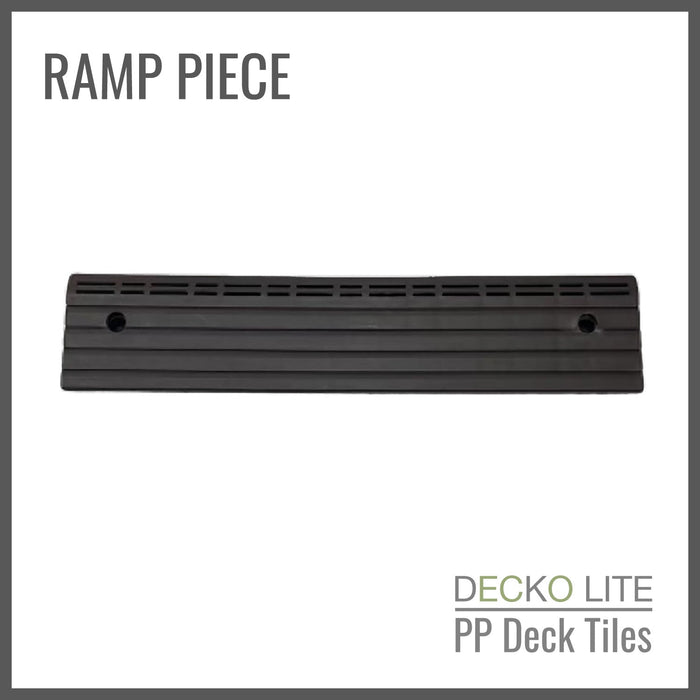 1 Box of 44 DECKO Lite PP Deck Tiles - GREYSTONE - Premium, 100% Recycled Polypropylene (total of 4.05 m2) - deliveries start from end of April