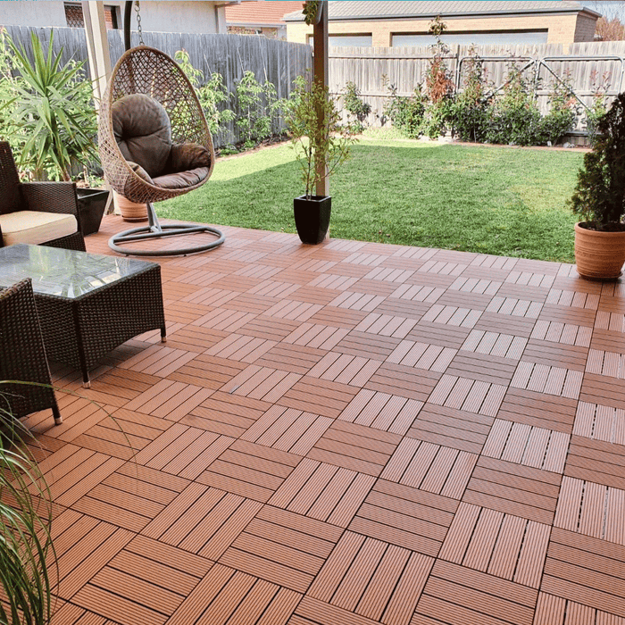 DECKO Premium Tiles - <b>Select Colour</b> - 300/300/20 - Price/Box of 11