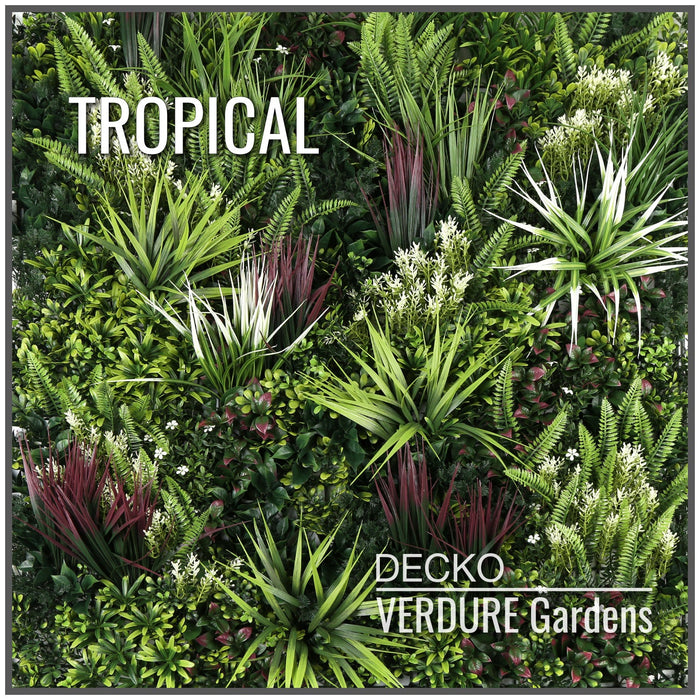 DECKO VERDURE Green Wall - TROPICAL - 1000mm x 1000mm - Price/Panel