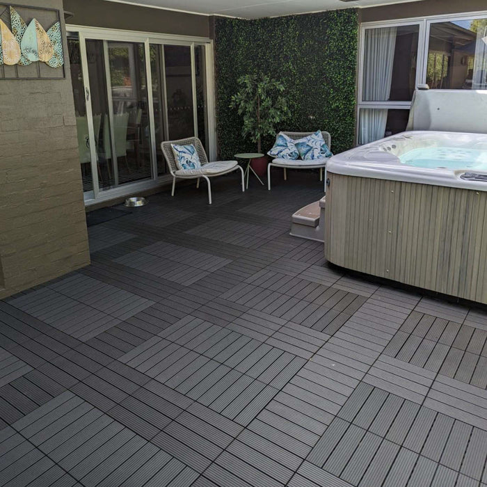 DECKO Premium Tiles - <b>Select Colour</b> - 300/300/20 - Price/Box of 11