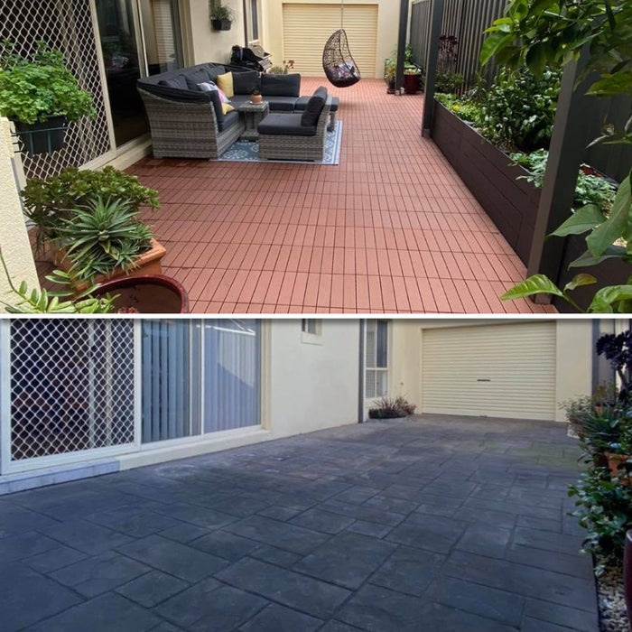 DECKO Premium Tiles - <b>Select Colour</b> - 300/300/20 - Price/Box of 11