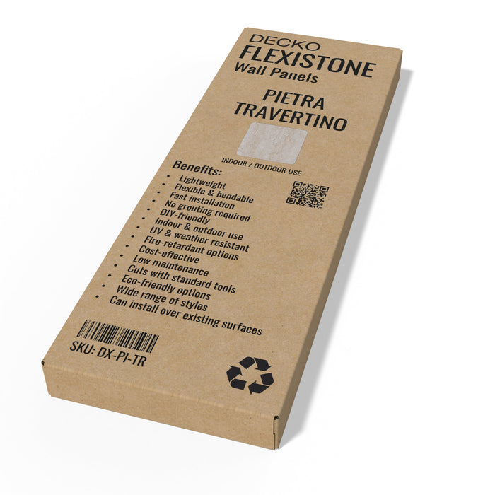 DECKO FLEXISTONE wall panel SAMPLES - Free Shipping