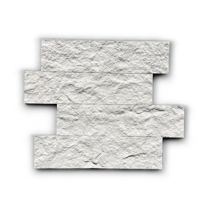 DECKO Flexistone Stone Wall Panels - BRICO NATURALE - Box of 12 Interlocking Peel-and-Stick Panels