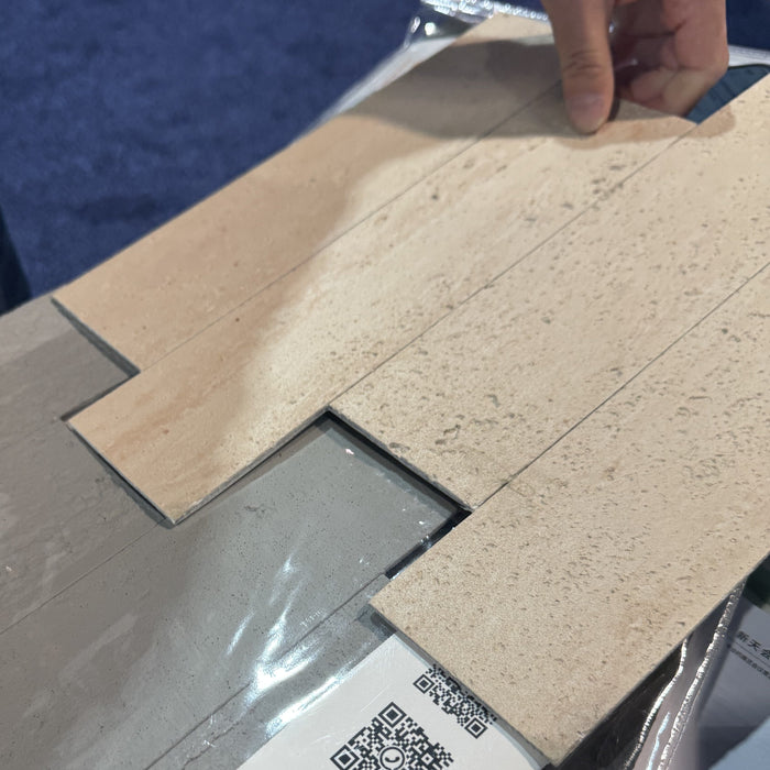 DECKO FLEXISTONE wall panel SAMPLE - BRICO TRAVERTINO - Free Shipping