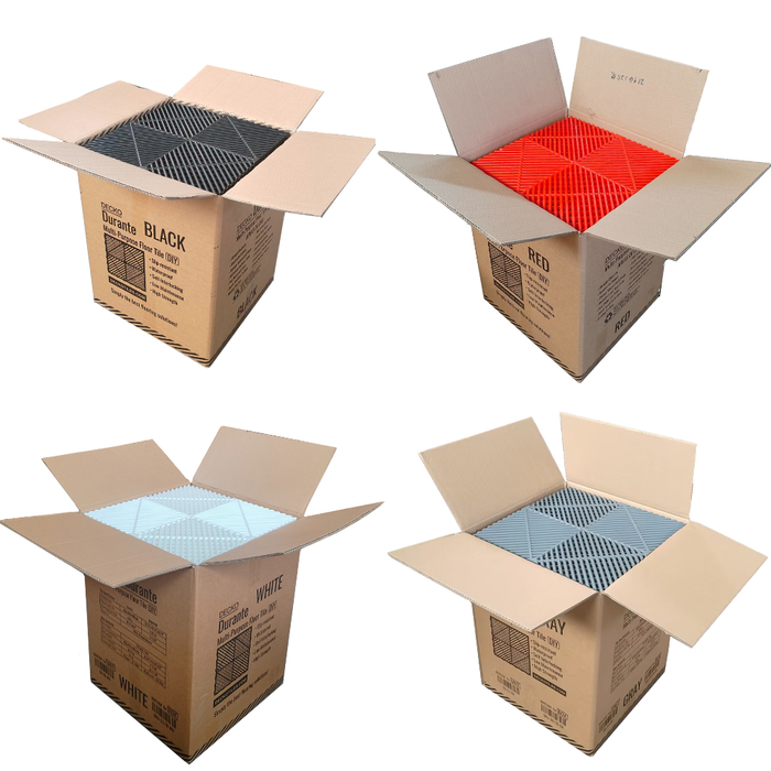 DECKO <b>DURANTE</b> Garage Tile - <b>Select Colour</b> - 400/400/18 - Price/Box of 30