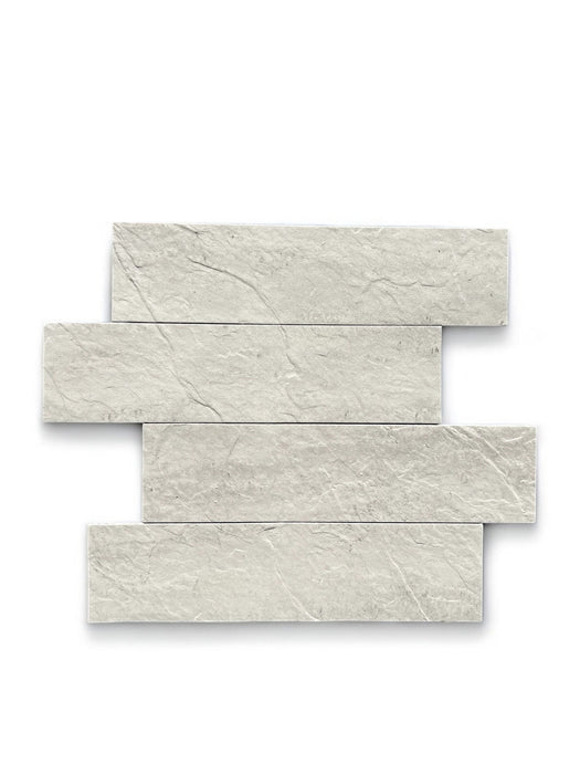 DECKO Flexistone Stone Wall Panels - BRICO OPALE - Box of 12 Interlocking Peel-and-Stick Panels