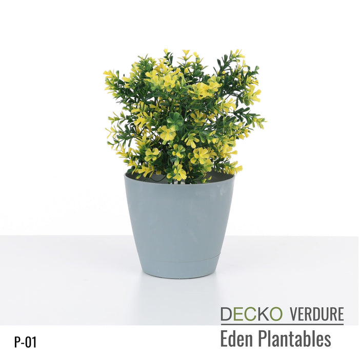 DECKO Verdure Eden Plantables - <b>JACINTA</b> - Collection of 10 different Artificial Plantable Plants