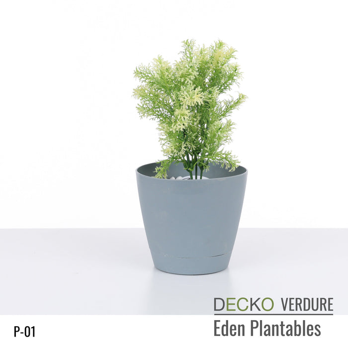 DECKO Verdure Eden Plantables - <b>JACINTA</b> - Collection of 10 different Artificial Plantable Plants