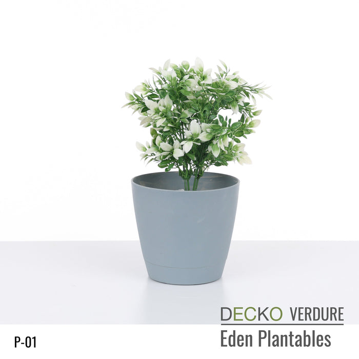 DECKO Verdure Eden Plantables - <b>JACINTA</b> - Collection of 10 different Artificial Plantable Plants