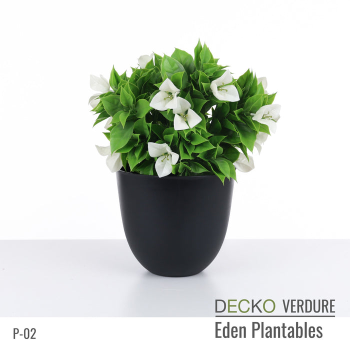 DECKO Verdure Eden Plantables - <b>FLORA</b> - Collection of 8 different Artificial Plantable Plants
