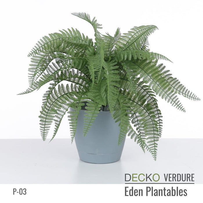 DECKO Verdure Eden Plantables - <b>SYLVA</b> - Collection of 2 Sets of 3 different Artificial Plantable Plants