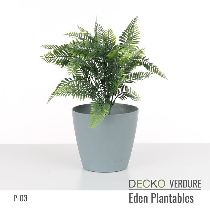 DECKO Verdure Eden Plantables - <b>SYLVA</b> - Collection of 2 Sets of 3 different Artificial Plantable Plants