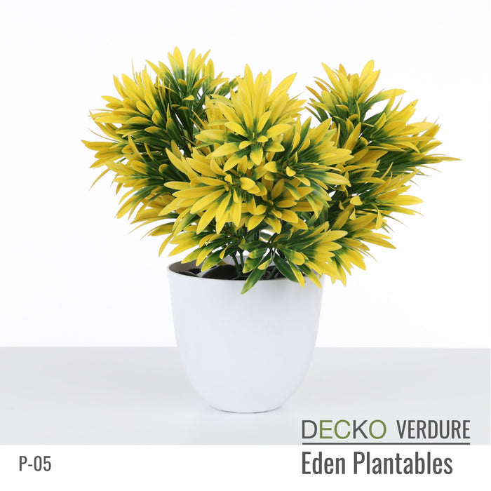 DECKO Verdure Eden Plantables - <b>MARIGOLD</b> - Collection of 9 different Artificial Plantable Plants