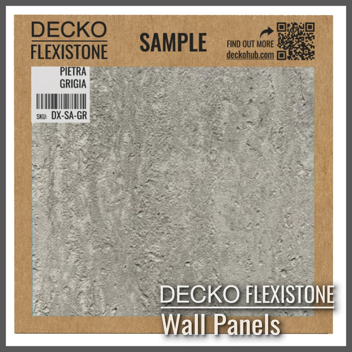 DECKO FLEXISTONE wall panel SAMPLES - Free Shipping
