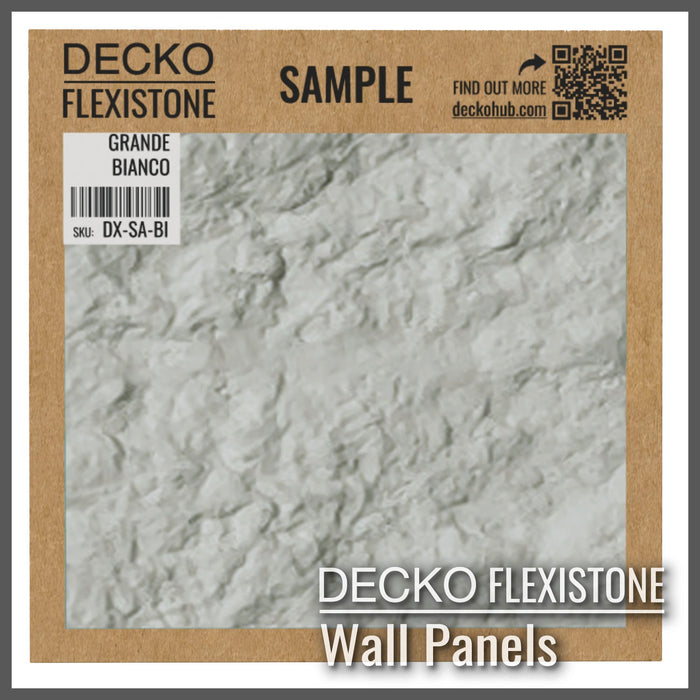 DECKO FLEXISTONE wall panel SAMPLES - Free Shipping