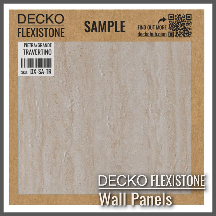 DECKO FLEXISTONE wall panel SAMPLES - Free Shipping