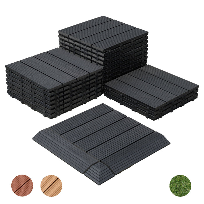 DECKO Premium Tiles - <b>Select Colour</b> - 300/300/20 - Price/Box of 11