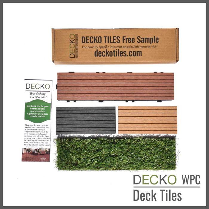 <b>Sample Pack DECK Tiles</b> Free Delivery (€9.9 Handling fee)