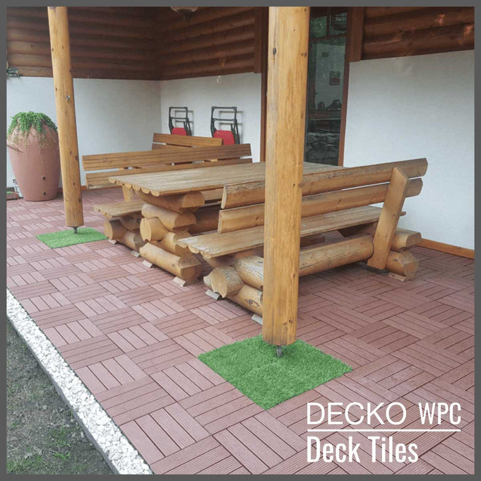 DECKO Premium Tiles - <b>BROWN</b> - 300/300/20 - Price/Tile