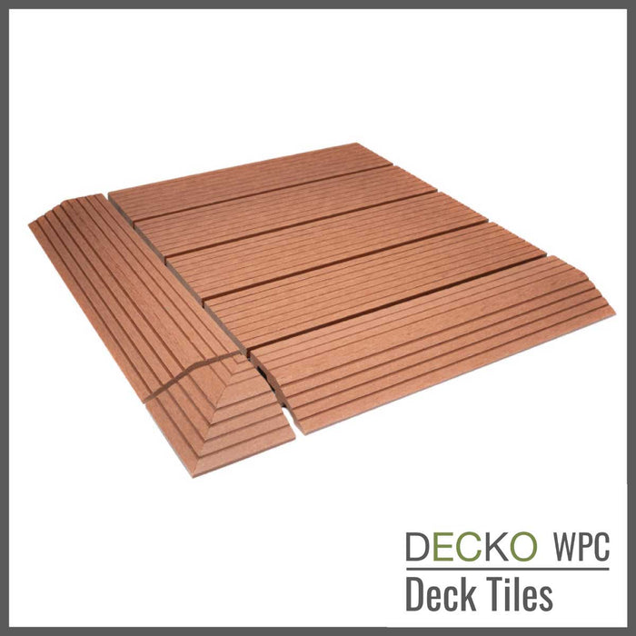 DECKO Premium Tiles - <b>BROWN</b> - 300/300/20 - Price/Tile