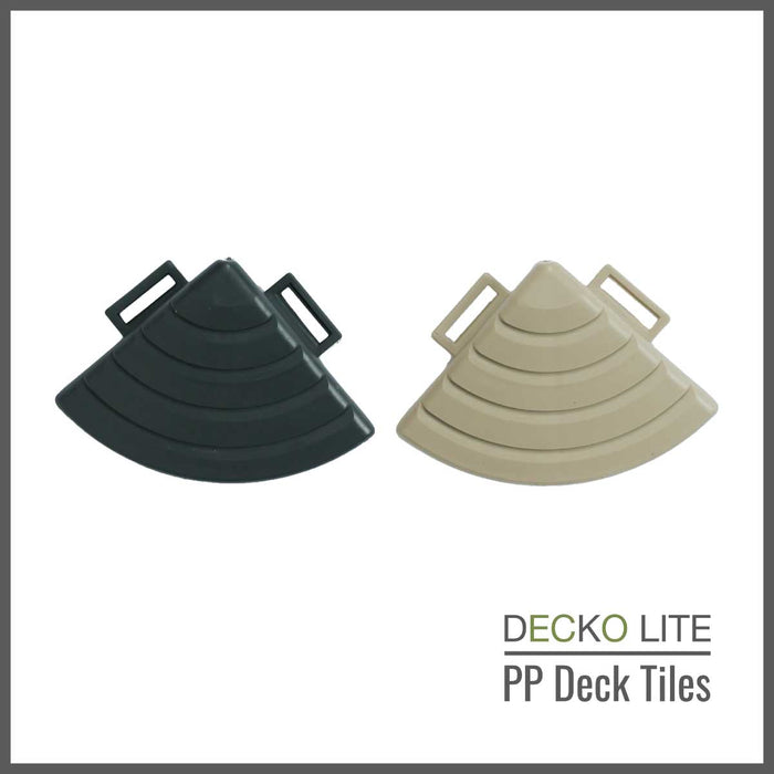 <b>MUSTER PAKET</b> von PP Deck Fliesen, Ramp Edges und Corners - Klick PP Bodenbelag | DECKO Lite - Kostenlos Versand