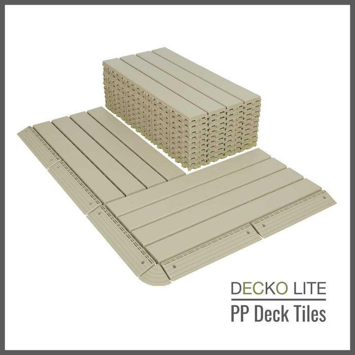 Deck Tiles - Build your Own <b>SAMPLE PACK</b> - Interlocking PP Flooring | DECKO Lite - Fully Refundable (up to 6 items)