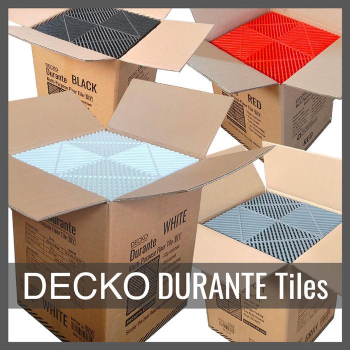 DECKO <b>DURANTE</b> Garage Tile - <b>Select Color</b> - 400/400/18 - Price/Tile
