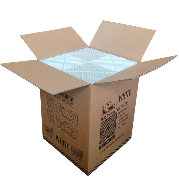 DECKO <b>DURANTE</b> Garage Tile - <b>Select Colour</b> - 400/400/18 - Price/Box of 30