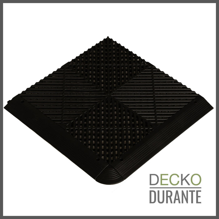 DECKO <b>DURANTE</b> Garage Tile - <b>BLACK</b> - 400/400/18 - Price/Tile