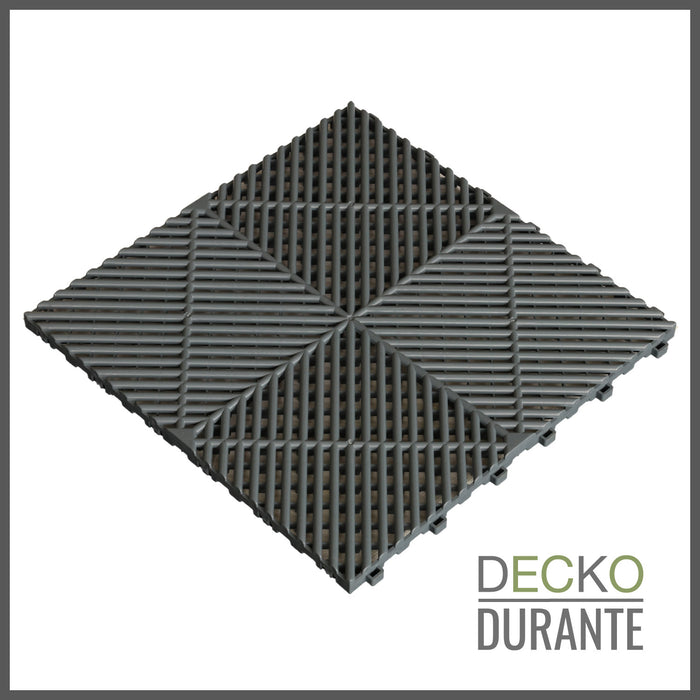 DECKO <b>DURANTE</b> Garage Tile - <b>GREY</b> - 400/400/18 - Price/Tile