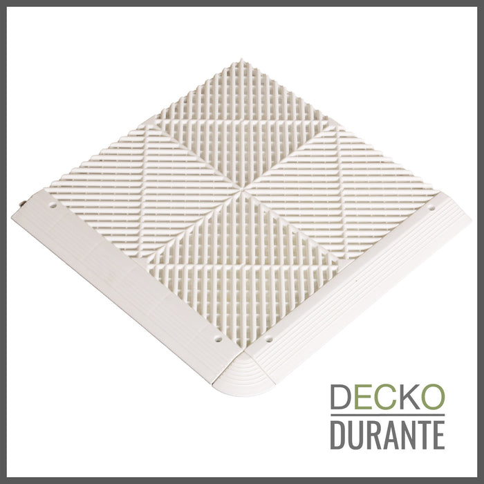DECKO <b>DURANTE</b> Multipurpose Tile - <b>WHITE</b> - 400/400/18 - Price/Tile