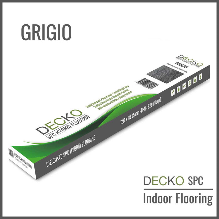 DECKO <b>SPC Flooring</b> - <b>GRIGIO</b> - Price/SQM