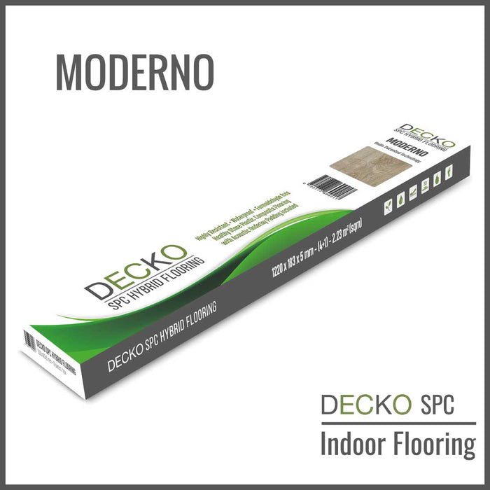 DECKO <b>SPC Flooring</b> - <b>MODERNO</b> - Price/SQM