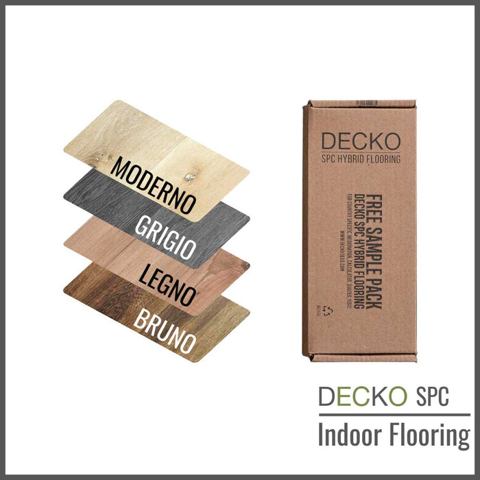 SPC Hybrid Vinyl Plank Flooring <b>Samples Bundle</b> - Standard SPC range + Chiara Colour Sample | DECKO