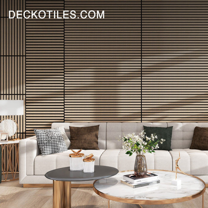 DECKO <b>SOUNDSCAPE</b> Acoustic Wall - <b>MAPLE</b> - Square - Price/Box of 5 Panels