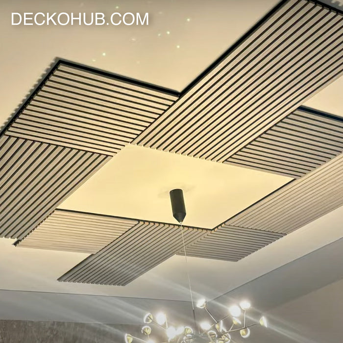 DECKO <b>SOUNDSCAPE</b> Acoustic Wall - <b>BEECH</b> - Square - Price/Box of 5 Panels