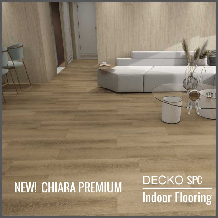 SPC Hybrid Vinyl Plank Flooring - <b>CHIARA Premium Range</b> - Waterproof Stone Plastic Composite | DECKO (1.67 m<sup>2</sup> box)